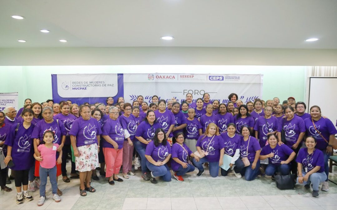 Para construcción de paz y justicia, orientan en materia de igualdad de género a mujeres de la Cuenca