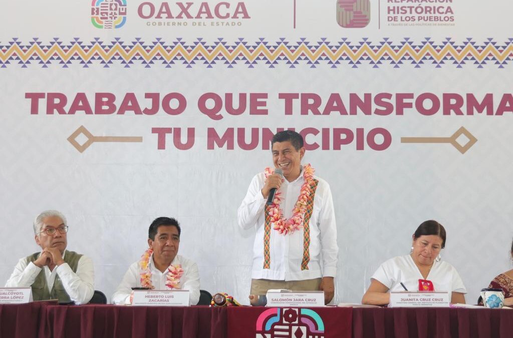 Con más de 33 mdp, Jara Cruz impulsa desarrollo de San Juan Guichicovi