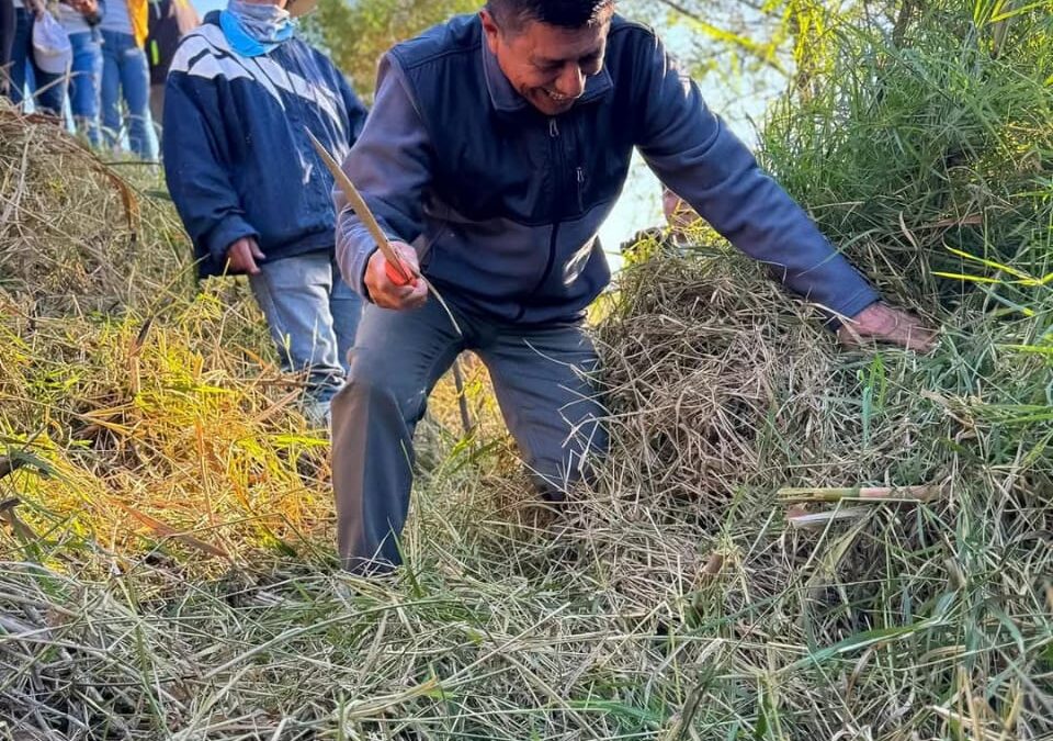 Da seguimiento Gobernador de Oaxaca a la limpieza del Río Atoyac con Mega Tequio